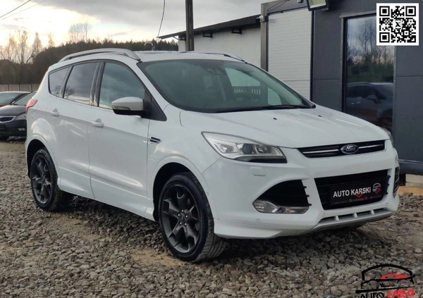 Ford Kuga cena 57200 przebieg: 192000, rok produkcji 2015 z Lubsko małe 781